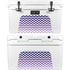 Chevron Purple Ombre YETI Tundra 45 Hard Cooler Skin