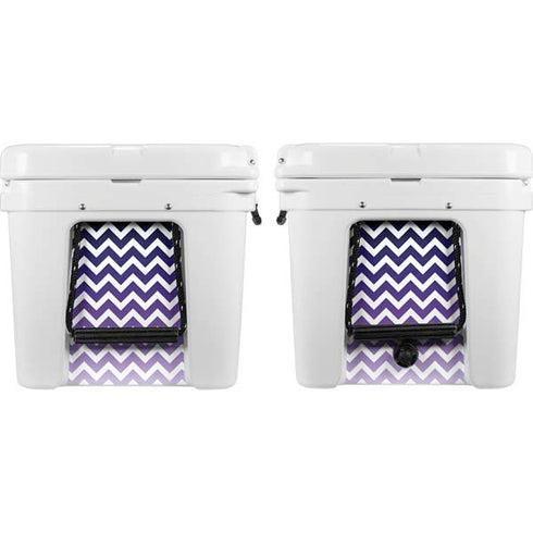 Chevron Purple Ombre YETI Tundra 65 Hard Cooler Skin