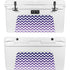 Chevron Purple Ombre YETI Tundra 75 Hard Cooler Skin