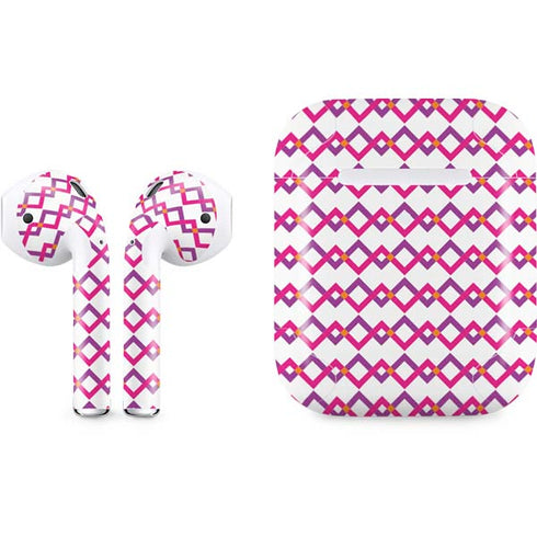 Chevron White Out Apple AirPods 2 Skin