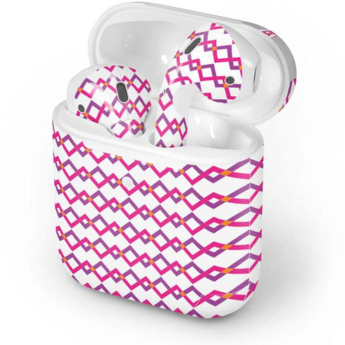 Chevron White Out Apple AirPods 2 Skin