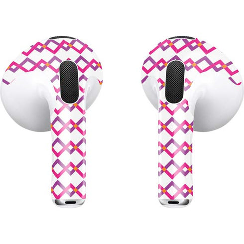 Chevron White Out Apple AirPods (3rd Gen 2021) Skin