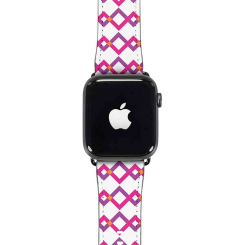 Chevron White Out Apple Watch Band 42-44mm
