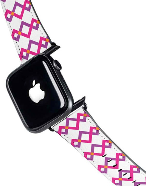 Chevron White Out Apple Watch Band 42-44mm