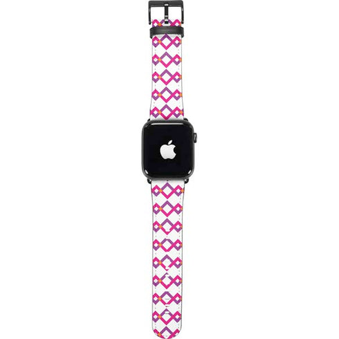 Chevron White Out Apple Watch Band 38-40mm