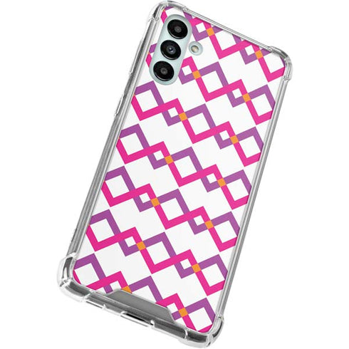 Chevron White Out Galaxy A13 5G Clear Case