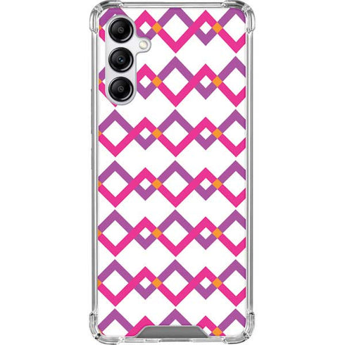 Chevron White Out Galaxy A14 5G Clear Case