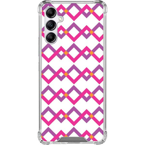 Chevron White Out Galaxy A15 5G Clear Case