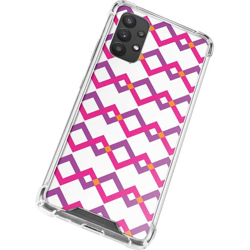 Chevron White Out Galaxy A32 5G Clear Case