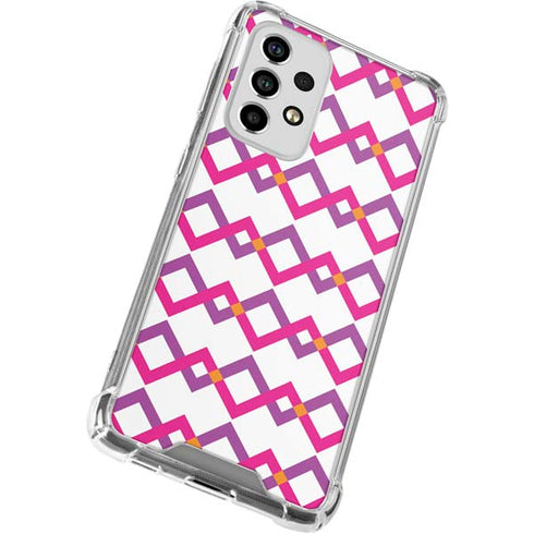 Chevron White Out Galaxy A53 5G Clear Case