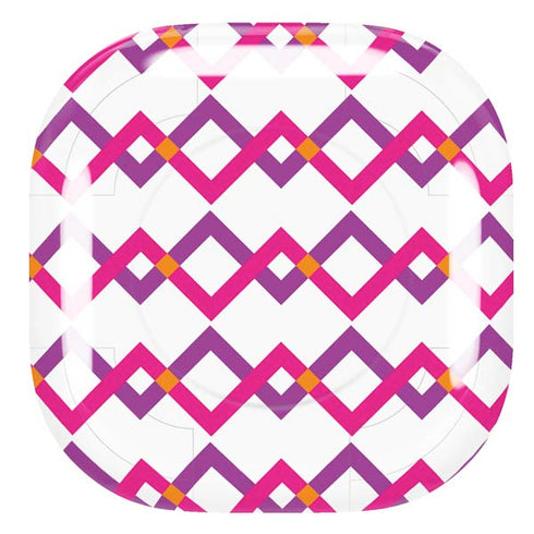 Chevron White Out Galaxy Buds Live Skin