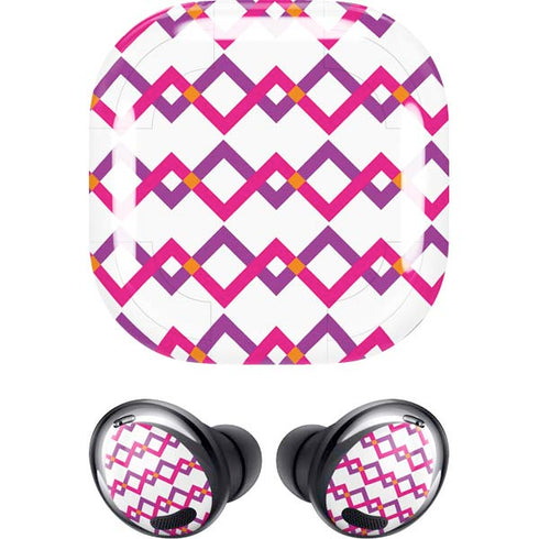 Chevron White Out Galaxy Buds Pro Skin