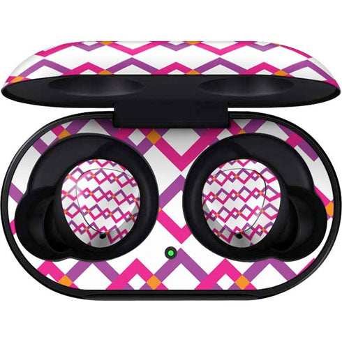 Chevron White Out Galaxy Buds Skin