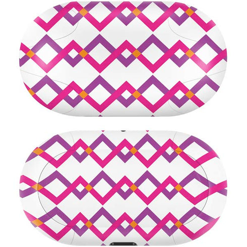 Chevron White Out Galaxy Buds Skin