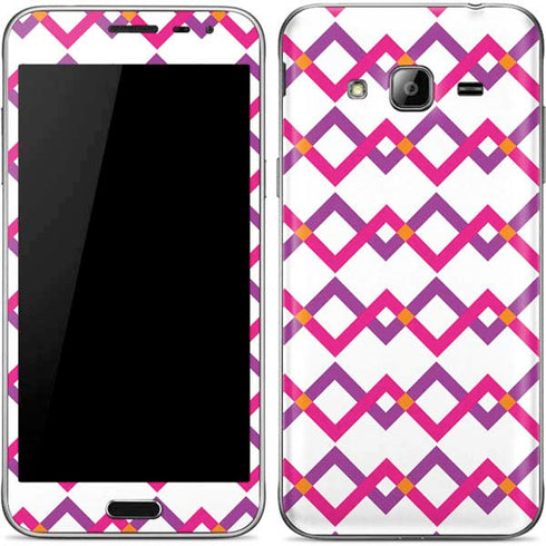 Chevron White Out Galaxy J3 Skin