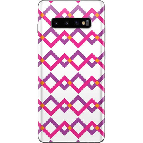 Chevron White Out Galaxy S10 Plus Skin
