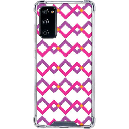 Chevron White Out Galaxy S20 FE Clear Case