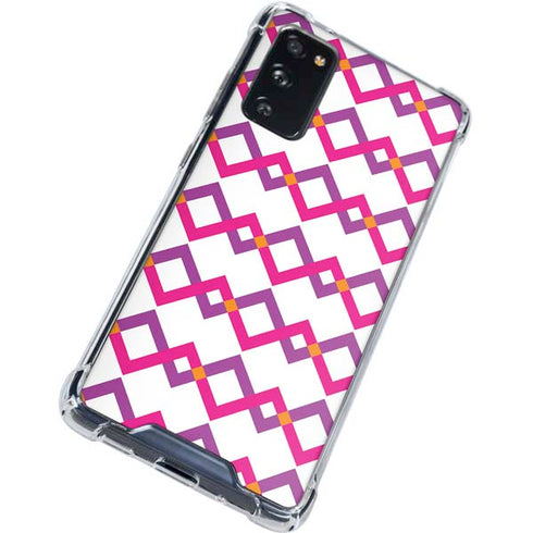 Chevron White Out Galaxy S20 FE Clear Case