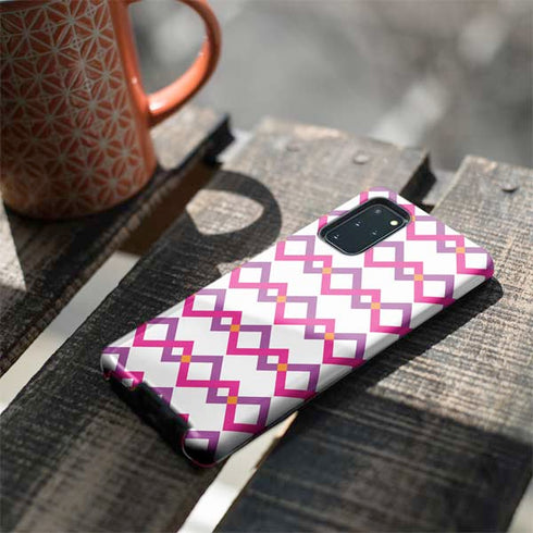 Chevron White Out Galaxy S20 Plus Pro Case