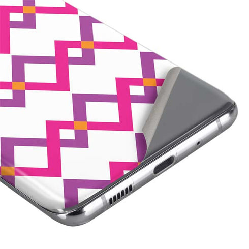 Chevron White Out Galaxy S20 Plus Skin