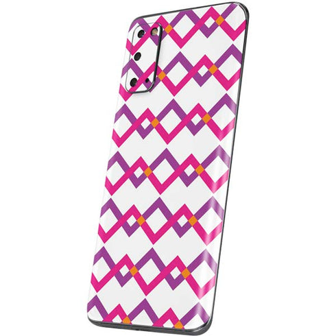 Chevron White Out Galaxy S20 Skin