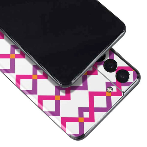 Chevron White Out Galaxy S21 Plus 5G Skin