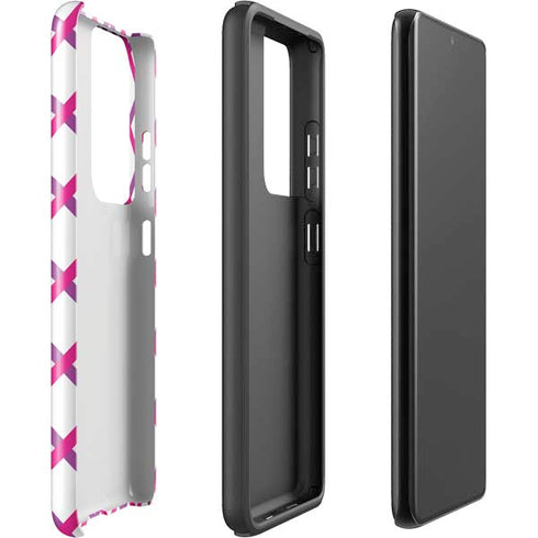 Chevron White Out Galaxy S21 Ultra 5G Pro Case