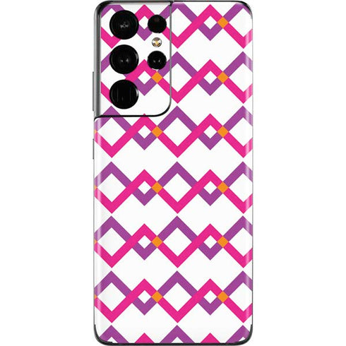 Chevron White Out Galaxy S21 Ultra 5G Skin