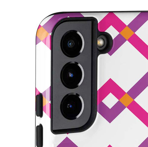 Chevron White Out Galaxy S22 Plus Pro Case