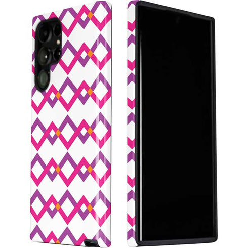 Chevron White Out Galaxy S22 Ultra Pro Case