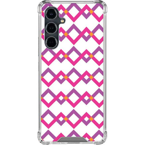 Chevron White Out Galaxy S23 FE Clear Case