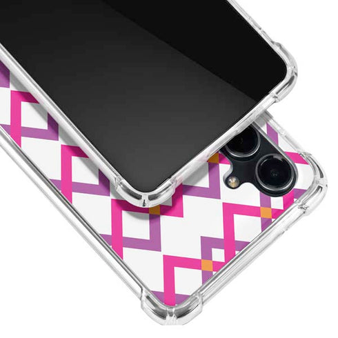 Chevron White Out Galaxy S23 FE Clear Case