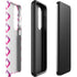 Chevron White Out Galaxy S23 Plus Pro Case