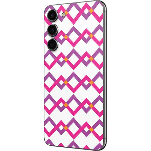 Chevron White Out Galaxy S23 Plus Skin