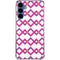 Chevron White Out Galaxy S24 Clear Case
