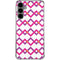Chevron White Out Galaxy S24 Plus Clear Case