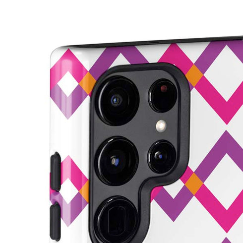 Chevron White Out Galaxy S24 Ultra Impact Case