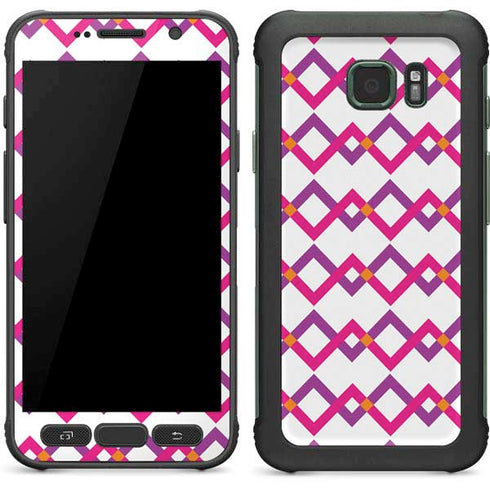Chevron White Out Galaxy S7 Active Skin