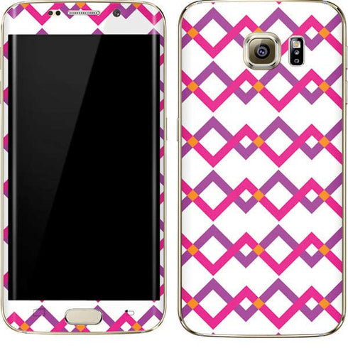 Chevron White Out Galaxy S7 Edge Skin