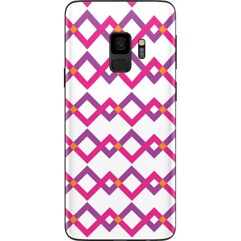 Chevron White Out Galaxy S9 Skin