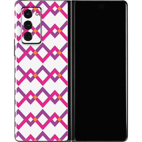 Chevron White Out Galaxy Z Fold2 5G Skin