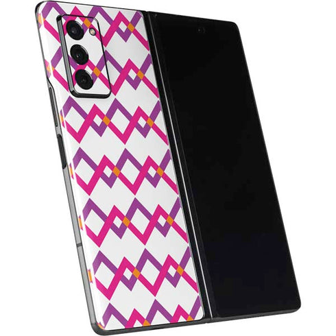 Chevron White Out Galaxy Z Fold2 5G Skin