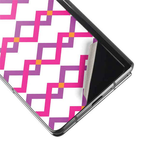 Chevron White Out Galaxy Z Fold2 5G Skin