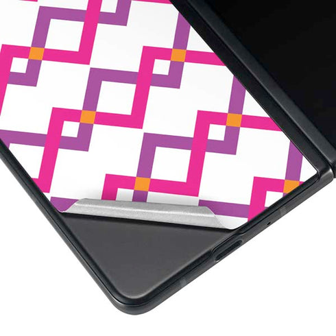 Chevron White Out Galaxy Z Fold3 5G Skin