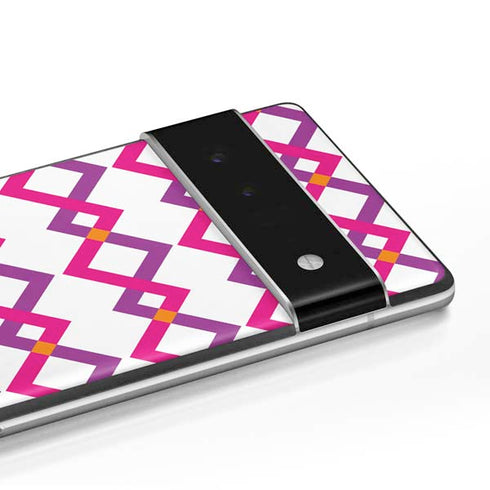 Chevron White Out Google Pixel 6 Skin