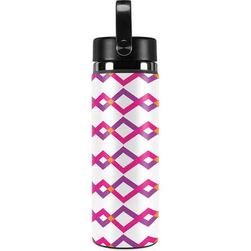 Chevron White Out Hydro Flask 20oz Wide Mouth Skin