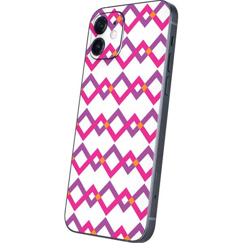 Chevron White Out iPhone 12 Mini Skin