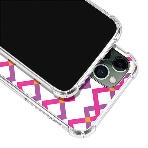 Chevron White Out iPhone 12 Pro Max Clear Case