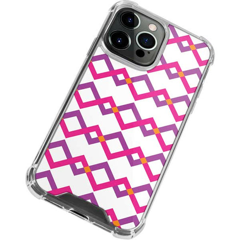 Chevron White Out iPhone 13 Pro Clear Case