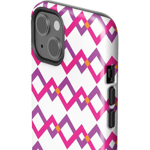 Chevron White Out iPhone 14 Plus Impact Case